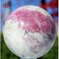 Sphère tourmaline rose